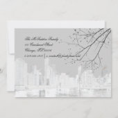 PixDezines Chicago Lakeshore/bewegende aankondigin Aankondiging (Achterkant)