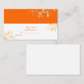 PixDezines citrus wervelingen/diy achtergrond plaa Plaatskaartje (Voorkant / Achterkant)