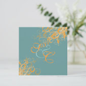 PixDezines citruszirls/dij achtergrond Kaart (Staand voorkant)