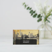 PixDezines City Scape, Lakeshore, Chicago, Visitekaartje (Staand voorkant)