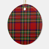 PixDezines clan stewart tartan Keramisch Ornament (Links)