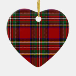 PixDezines clan stewart tartan Keramisch Ornament