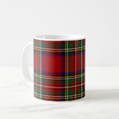 PixDezines clan stewart tartan Koffiemok (Voorkant links)