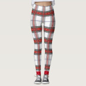 PixDezines Clan Stewart Tartan Leggings (Voorkant)