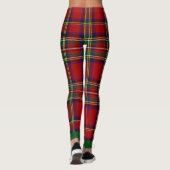 PixDezines Clan Stewart Tartan Leggings (Achterkant)