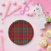 PixDezines clan stewart tartan Papieren Bordje (Feest)