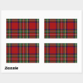 PixDezines clan stewart tartan Rechthoekige Sticker (Vel)