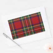 PixDezines clan stewart tartan Rechthoekige Sticker (Envelop)