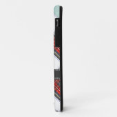 PixDezines clan stewart tartan/red+grijs Case-Mate iPhone Case (Achterkant/links)