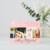 PixDezines Class 2012/swirls/DIY kleuren+fonts Aankondigingskaart (Staand voorkant)