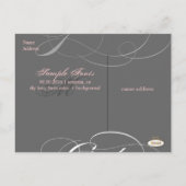 PixDezines Class 2012/swirls/DIY kleuren+fonts Aankondigingskaart (Achterkant)