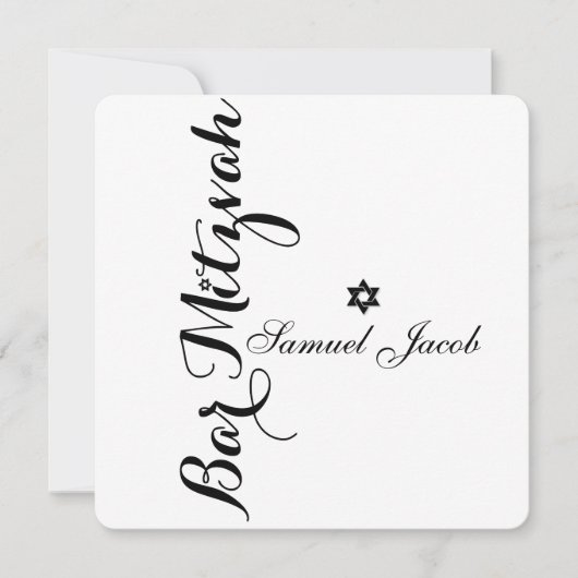 PixDezines Classic Bar Mitzvah/DIY kleur Kaart (Voorkant)