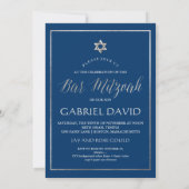 PixDezines Classic Bar Mitzvah Zilver/DIY Kleur Kaart (Achterkant)