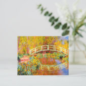 PixDezines Claude Monet water in giverny Briefkaart (Staand voorkant)