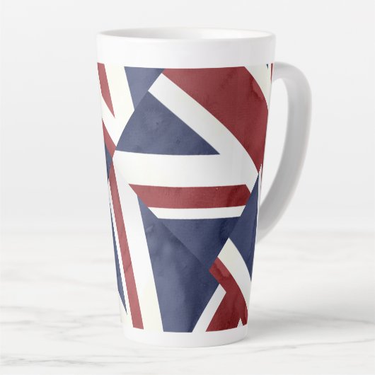 PixDezines Collage Union Jack Latte Mok (Rechterhoek)