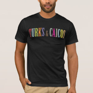 PixDezines Colorful Turks & Caicos t's T-shirt