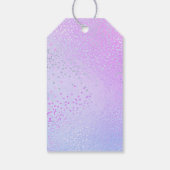 PixDezines Confetti, Ombre Violet Cadeaulabel (Achterkant)