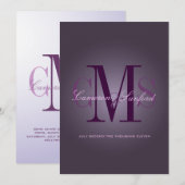 PixDezines Contemmodern + klastig/plum Kaart (Voorkant / Achterkant)