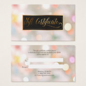 PixDezines Cotton Snoep Bokeh Gift Kaarten Visitekaartje (Voorkant /achterkant)