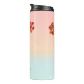 PixDezines Cotton Snoep Tropische palmen Thermosbeker (Geroteerd rechts)