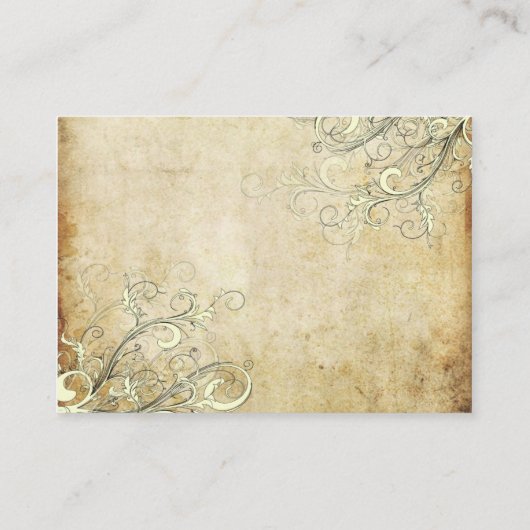 PixDezines Cream Swirls/Enclosure Kaarten (Achterkant)