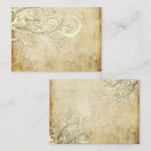 PixDezines Cream Swirls/Enclosure Kaarten (Voorkant / Achterkant)