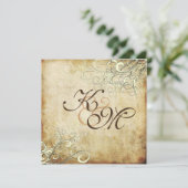 PixDezines  CREAM SWIRLS/FAUX PARCHMENT Kaart (Staand voorkant)