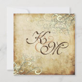 PixDezines  CREAM SWIRLS/FAUX PARCHMENT Kaart (Voorkant)