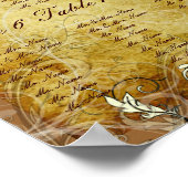 PixDezines  crème zwaait de zitplaats Poster (Hoek)