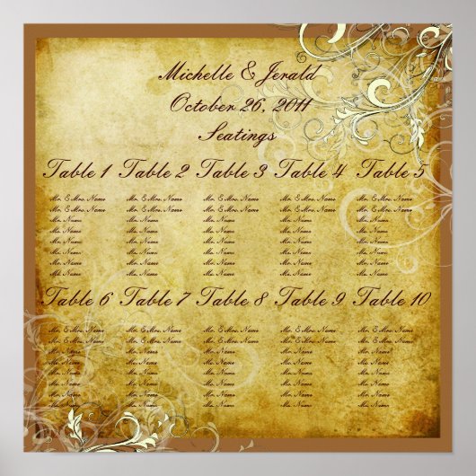 PixDezines  crème zwaait de zitplaats Poster (Voorkant)