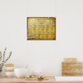 PixDezines crème zwaait de zitplaats Poster (Keuken)