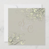 PixDezines crèmezirls+grafiet/DIY achtergrond Kaart (Voorkant)