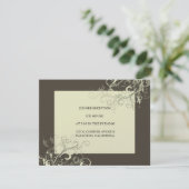 PixDezines crèmezirls+grafiet Kaart (Staand voorkant)