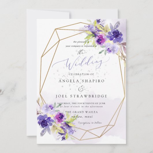 PixDezines Crystal Blue Shoreline, Beach Wedding Kaart (Voorkant)