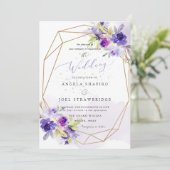 PixDezines Crystal Blue Shoreline, Beach Wedding Kaart (Staand voorkant)