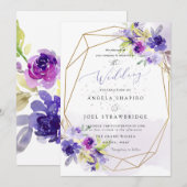 PixDezines Crystal Blue Shoreline, Beach Wedding Kaart (Voorkant / Achterkant)