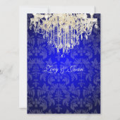 PixDezines crystal chandelier/barokdemask Kaart (Achterkant)