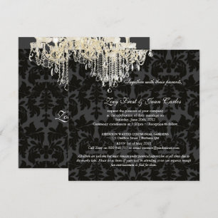 PixDezines Crystal Chandelier + Baroque Damask Kaart