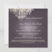 PixDezines Crystal Chandelier + Celine Damask Kaart (Voorkant)