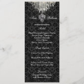 PixDezines crystal chandelier/damask/menu Menu (Voorkant)