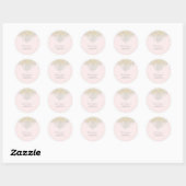 PixDezines Crystal Kroonluchter DIY Achtergrondkle Ronde Sticker (Vel)