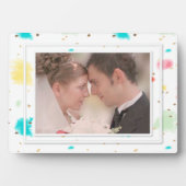 PixDezines Cupcake Sprinkles/Faux Gold Fotoplaat (voorkant)