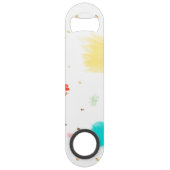 PixDezines Cupcake Sprinkles/Faux Gold Speed Flessenopener (Voorkant)