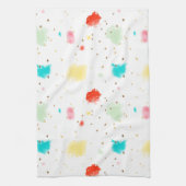 PixDezines Cupcake Sprinkles/Faux Gold Theedoek (Verticaal)