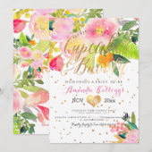 PixDezines Cupcakes & Bubble Spring Floral Kaart (Voorkant / Achterkant)