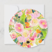 PixDezines Cupcakes & Bubble Spring Floral Kaart (Achterkant)