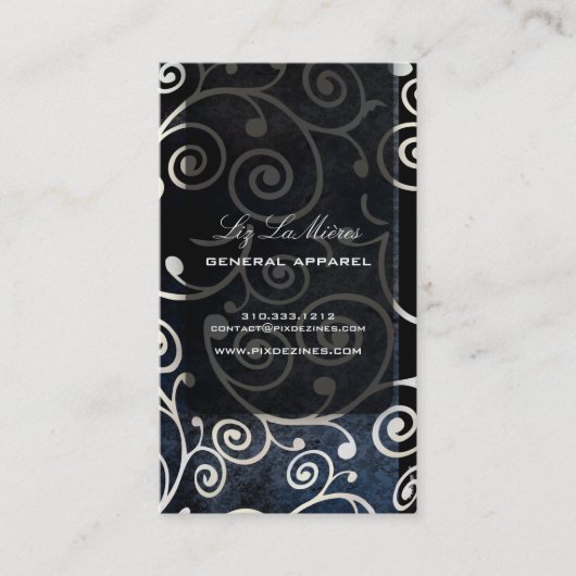 PixDezines cupcakes wervelingen + gouden Visitekaartje (Voorkant)