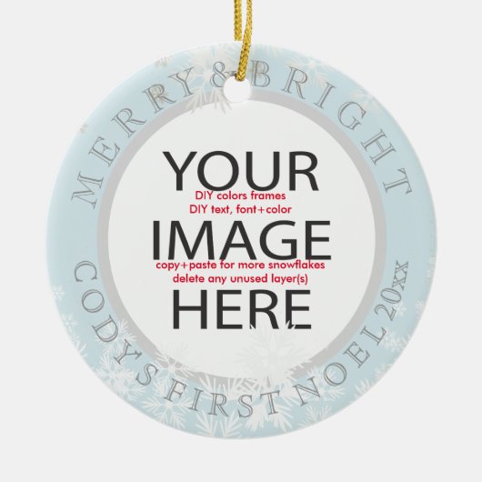 PixDezines Custom Photo Ornament/DIY kleuren Keramisch Ornament (Voorkant)