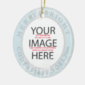 PixDezines Custom Photo Ornament/DIY kleuren Keramisch Ornament (Links)