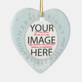 PixDezines Custom Photo Ornament/DIY kleuren Keramisch Ornament (Rechts)